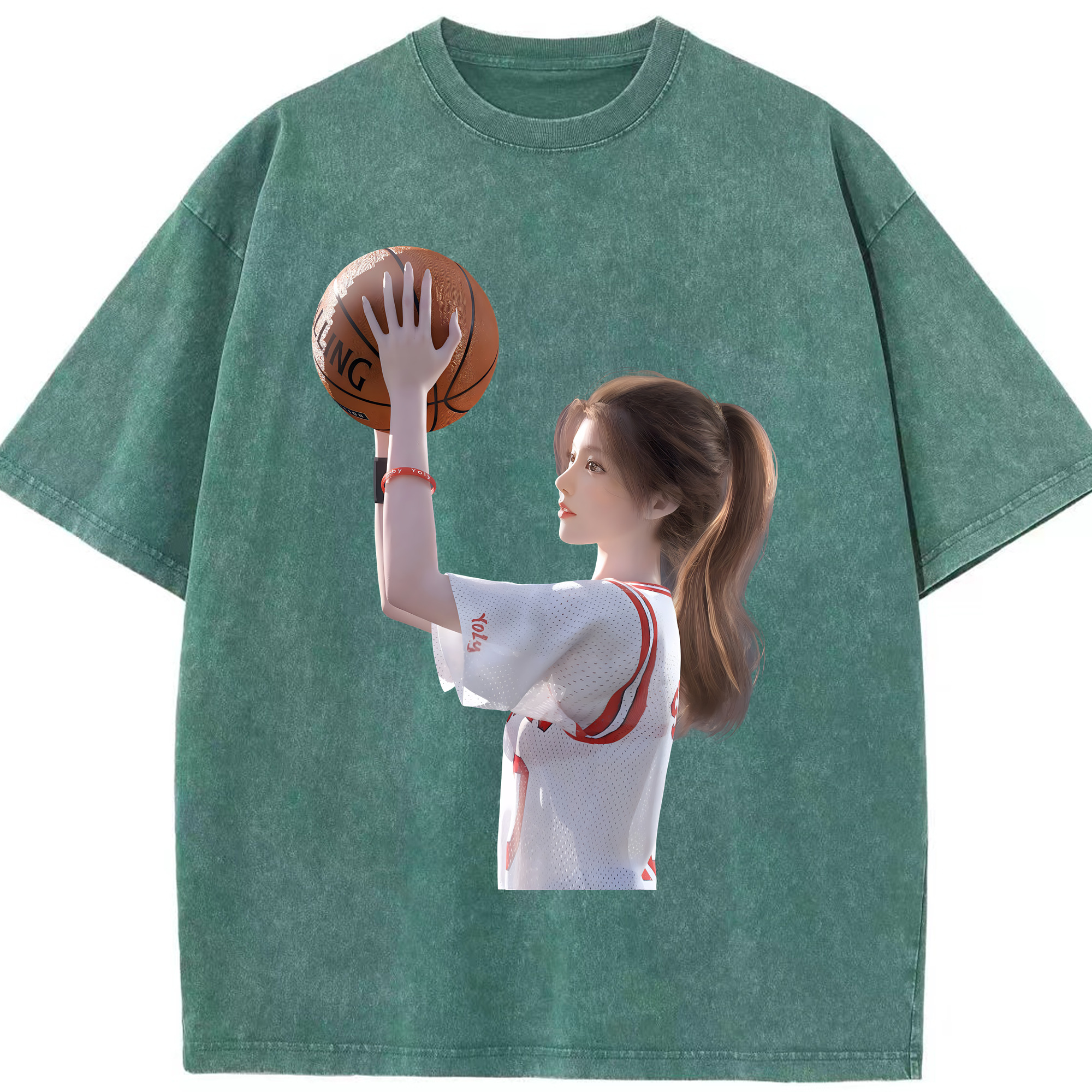 （画像用） SLAM DUNK／スラムダンク 綿100% ヴィンテージ風 半袖Tシャツ（フロントプリント）